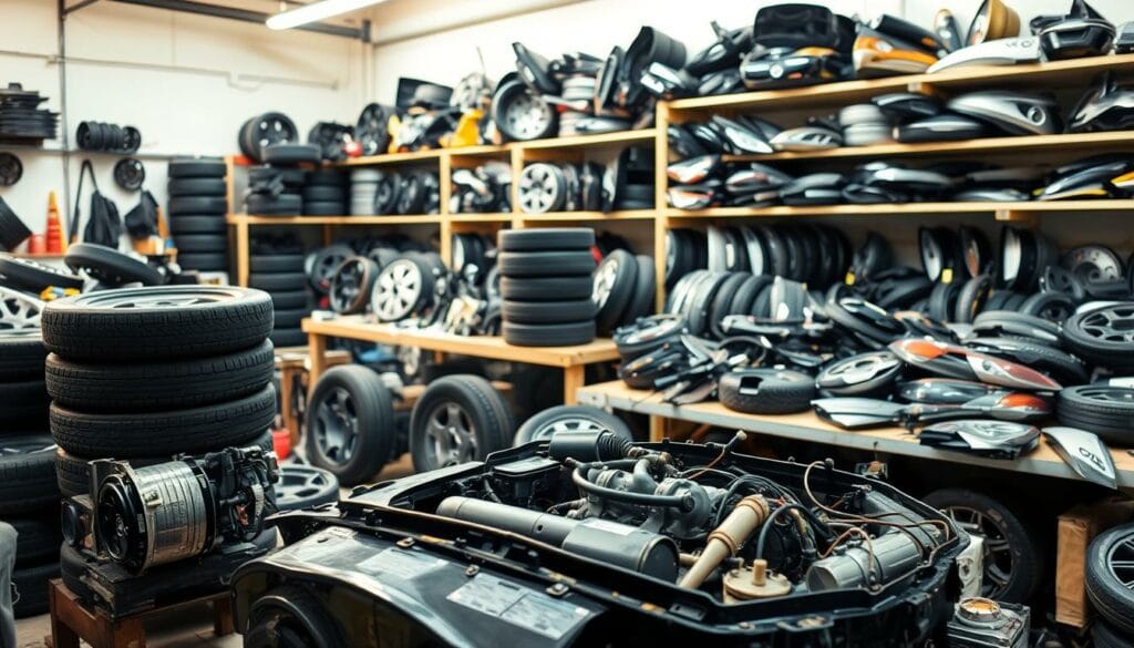 recycling car components