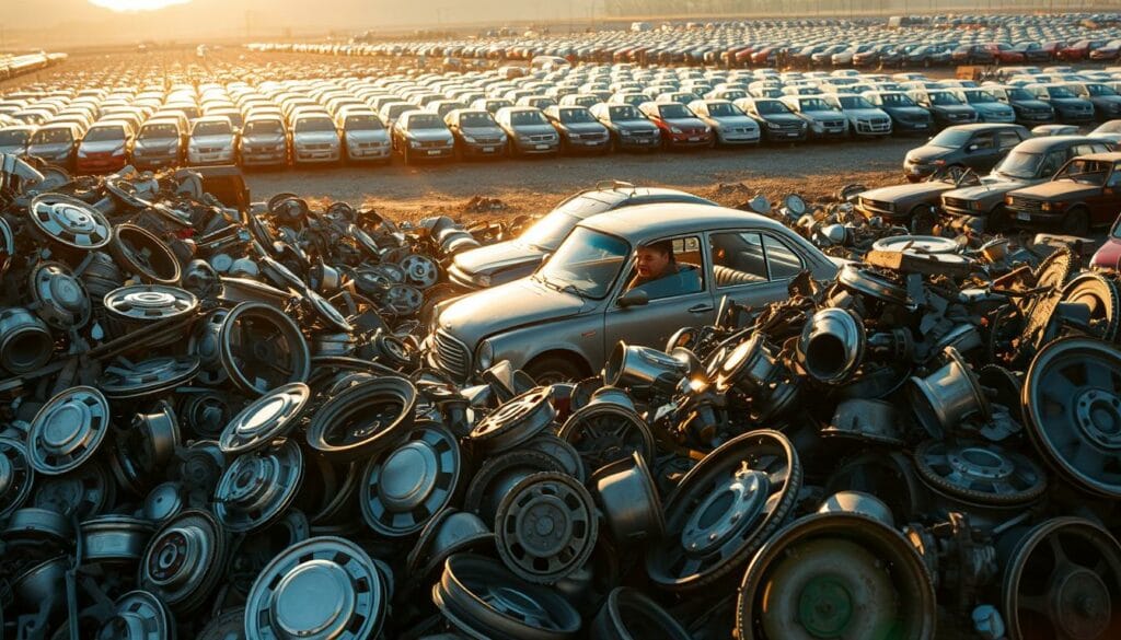 recycling car parts