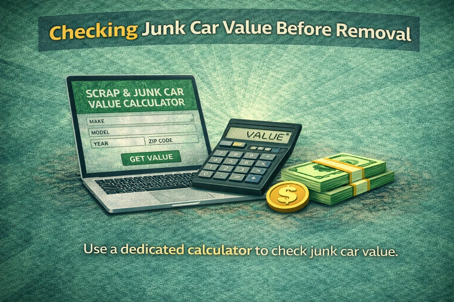Checking Junk Car Value Before Removal