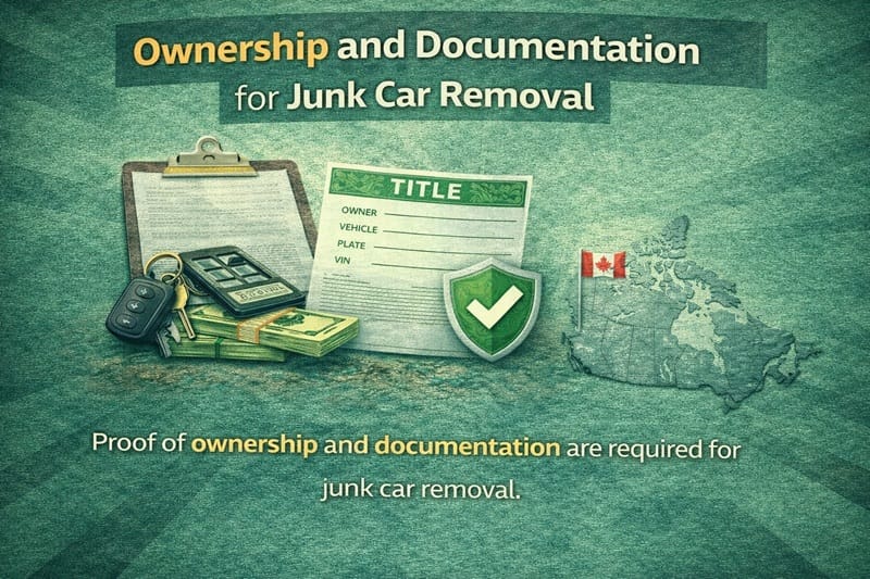 Ownership and Documentation for Junk Car Removal