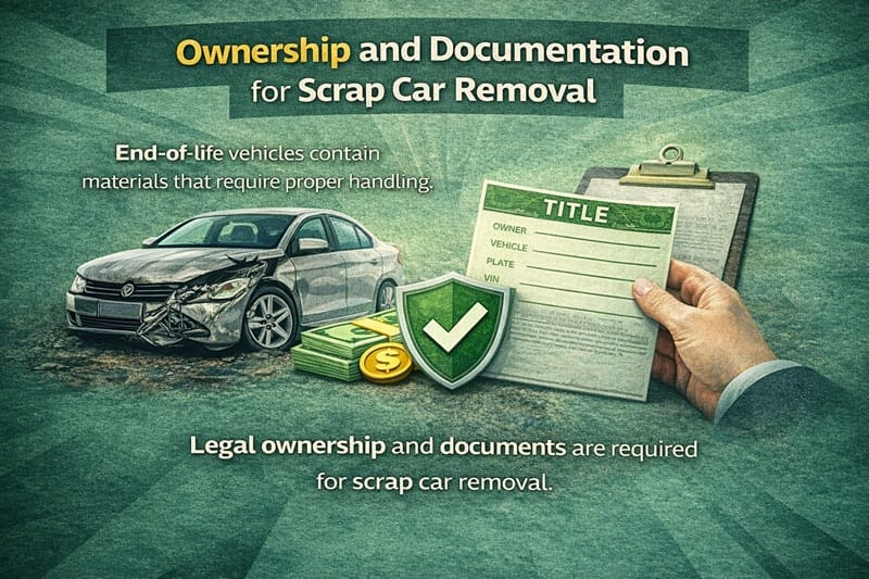 Ownership and Documentation for Scrap Car Removal