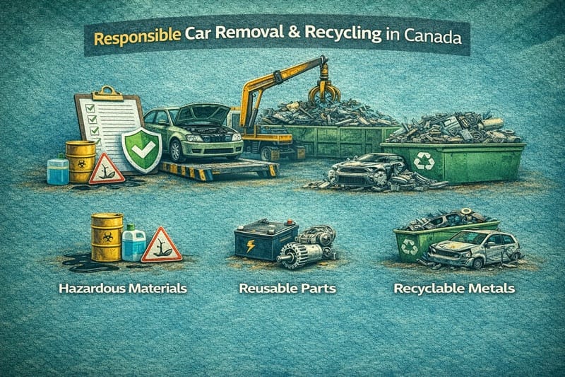 Responsible Car Removal & Recycling in Canada