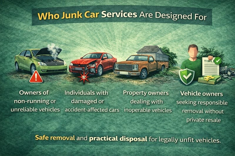 Who Junk Car Services Are Designed For