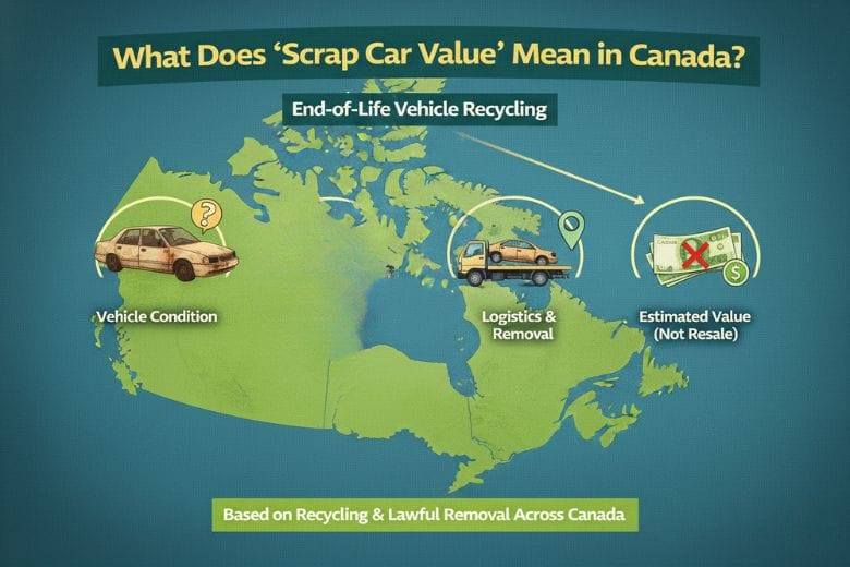 How Scrap Car Value Is Calculated in Canada
