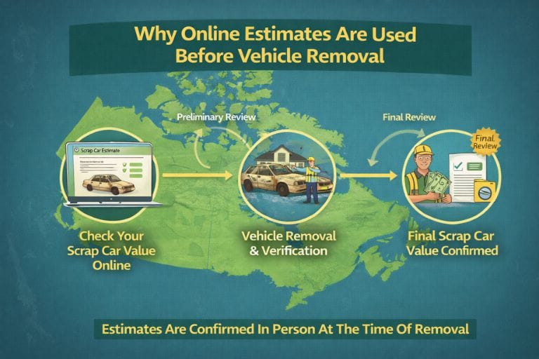 Why Online Estimates Are Used Before Vehicle Removal
