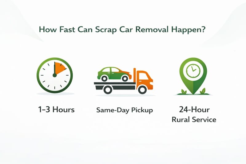 How Fast Can Scrap Car Removal Happen