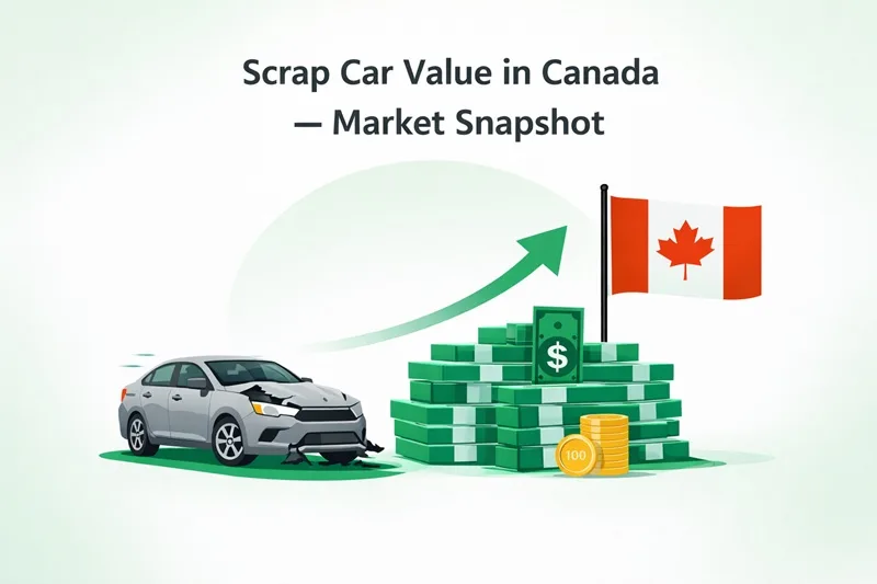 Scrap Car Value in Canada — 2026 Market Snapshot