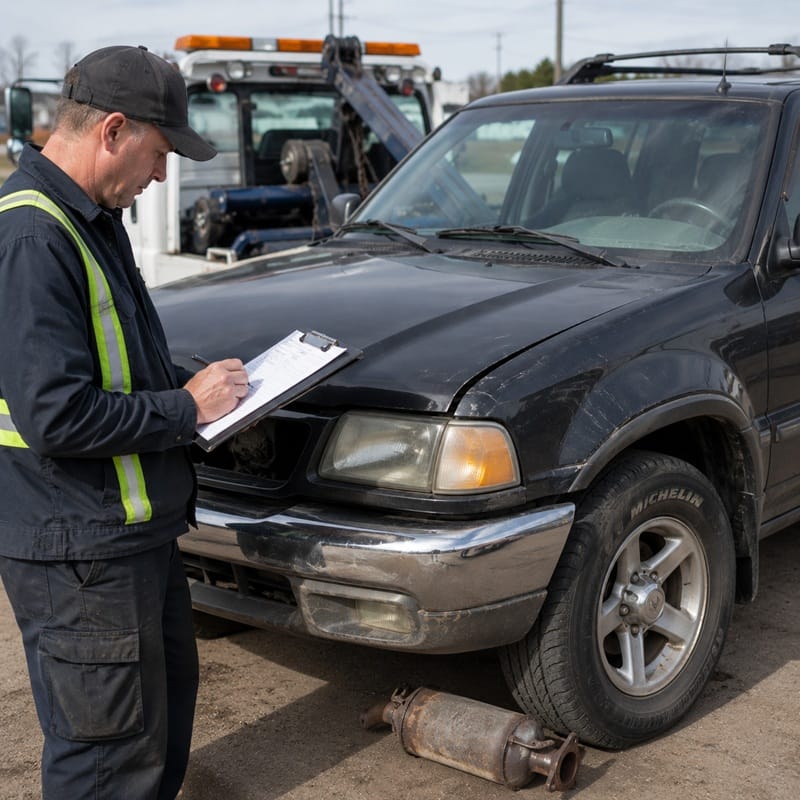 Junk car payout estimate in Canada