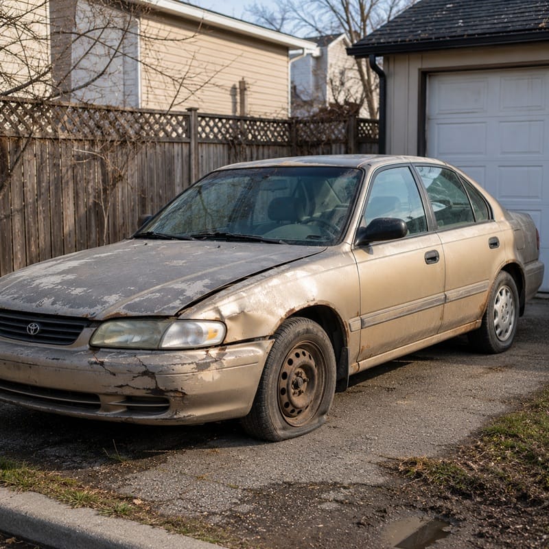 Older junk car that qualifies for junk car removal